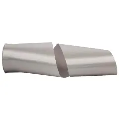 JAM Paper 6" x 50yd. Single Face Satin Allure Ribbon Silver