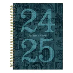 TF Publishing 2024 - 2025 Mineral Fleur-de-lis Medium Spiral Planner