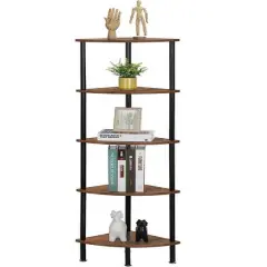 NEX&trade; 50" Brown 5-Tier Corner Shelf