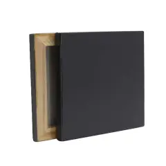 2 Pack 4" x 4"&nbsp;Mini Canvas by Artist's Loft&trade; Necessities&trade; Black
