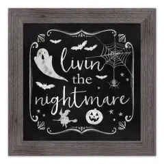Living Nightmare Western Gray Framed Print