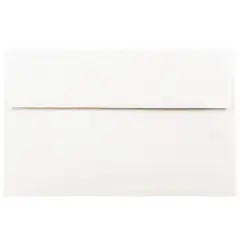 JAM Paper A10 Strathmore Ultimate White Woven Invitation Envelopes, 25ct.