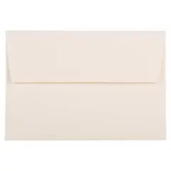 JAM Paper A8 Strathmore Invitation Envelopes, 50ct. Natural White Wove