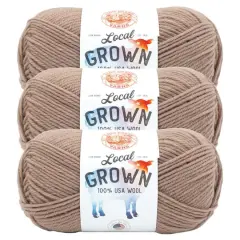 3 Pack Lion Brand&reg; Local Grown Yarn Hickory