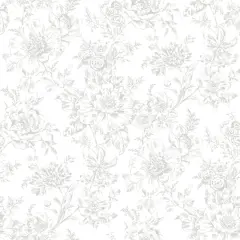 RoomMates Gray Wren Peel & Stick Wallpaper