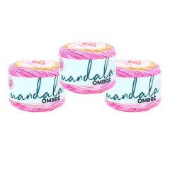 3 Pack Lion Brand&reg; Mandala Ombre Yarn Serene