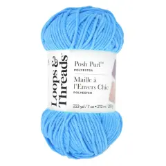 Posh Purl&trade; Yarn by Loops & Threads&reg; Blue Raspberry