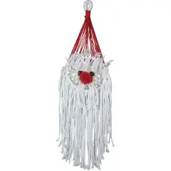 Design Works&trade; Zenbroidery&trade; Santa Macram&eacute; Wall Hanging Kit