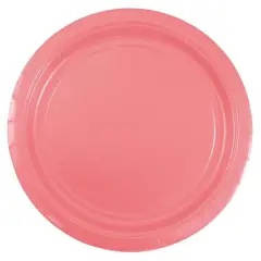 JAM Paper 9" Paper Party Plates, 50ct. Pink