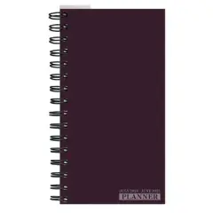 TF Publishing 2024-2025 Small Dark As Night Spiral Weekly Monthly Planner