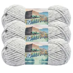 3 Pack Lion Brand&reg; Hometown Variegates Yarn Springfield Silver