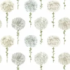 RoomMates Mum Floral Peel & Stick Wallpaper Gray