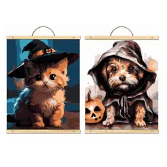 8" x 10" Cat & Dog Paint-by-Number Kit by Artist's Loft&reg;