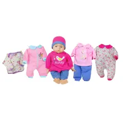 Lissi Dolls 18" Talking Baby Set