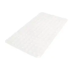 Bath Bliss Clear Sanitized Non-Slip Bath Mat