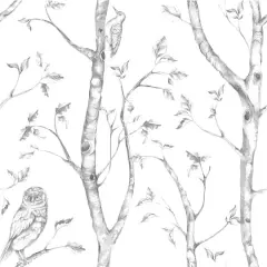 NuWallpaper Gray Woods Peel & Stick Wallpaper