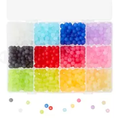 Matte Acrylic Craft Beads, 7.5mm by Bead Landing&trade;