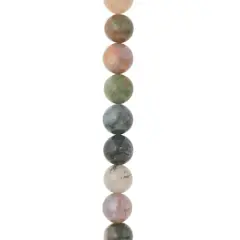 Natural Green Mix Agate Round Beads, 12mm by Bead Landing&trade;