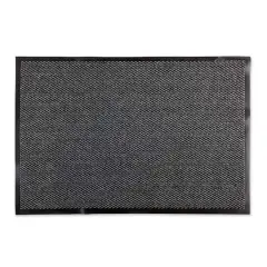 DII&reg; Gray & Black Walk Off Utility Doormat, 30" x 48"