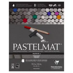 Clairefontaine Pastelmat&reg; Premium Paper Pad, 9" x 12" Palette 6