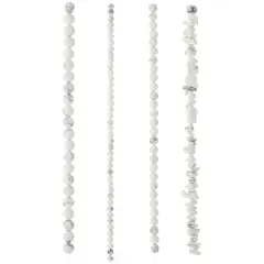 White Howlite Beads Value Pack by Bead Landing&trade;
