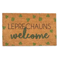 Leprechauns Welcome Doormat, 30" x 18"