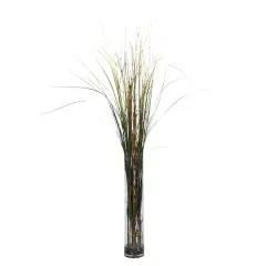 4ft. Grass & Bamboo in Cylinder Vase