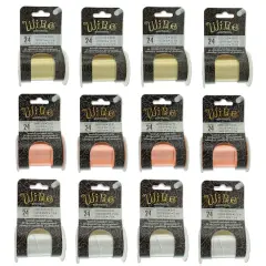The Beadsmith&reg; Wire Elements&trade; 24 Gauge Tarnish Resistant Medium Temper Gold, Silver & Copper Wire, 12ct.