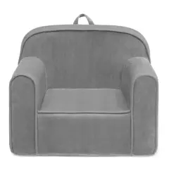 Delta Children Gray Mink Velvet Cozee Chair