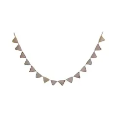 Hello Honey&reg; 6ft. Multicolor Handwoven Crocheted Pennant Garland