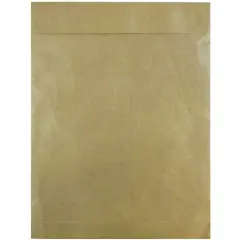 JAM Paper 10" x 13" Tyvek Tear-Proof Open End Catalog Envelopes, 25ct. Gold
