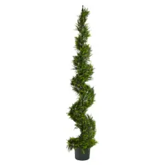 6ft. Cypress Spiral Topiary Artificial Tree