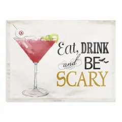 Be Scary Cocktail Polyester Twill Placemat