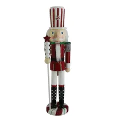16" Red & White Peppermint Nutcracker by Ashland&reg;