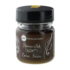 Manuscript Shimmer Ink, 25mL Glittering Gold