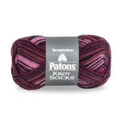 Patons&reg; Kroy Socks&trade; Yarn Amethyst Stripes