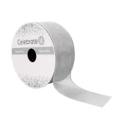 1.5" x 15yd. Satin Metallic Wired Ribbon by Celebrate It&reg; Specialty