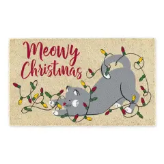 DII&reg; Meowy Christmas Doormat