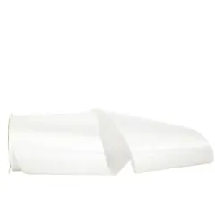JAM Paper 6" x 50yd. Single Face Satin Allure Ribbon White