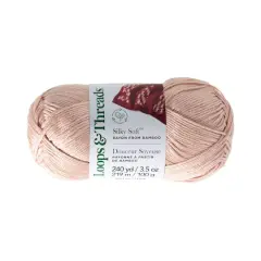 Silky Soft&trade; Yarn by Loops & Threads&reg; Rose Dust