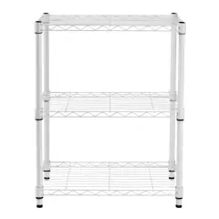 Honey Can Do White 3-Tier Heavy-Duty Adjustable Shelving Unit