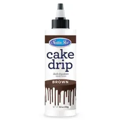 Satin Ice&reg; White Chocolate Cake Drip Brown