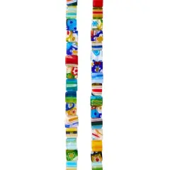 Multicolored Millefiori Glass Cube Beads, 6mm by Bead Landing&trade;