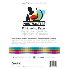 Printmasters&trade; Speedball&reg; Printmaking Paper, 9" x 12"