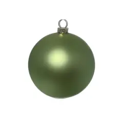 Whitehurst 40 Pack 1.5" Christmas Matte Glass Ball OrnamentsPatina Green Matte
