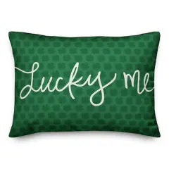 Lucky Me Throw Pillow