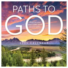 TF Publishing 2025 Paths to God Wall Calendar