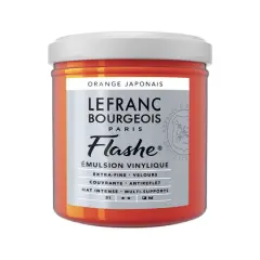 Lefranc & Bourgeois Flashe&reg; Matte Artist's Color, 125mL Japanese Orange