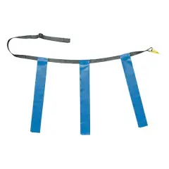 Champion Sports Adult Triple Flag Football Belt Set, 12ct. Blue