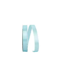JAM Paper 7/8" x 100yd. Single Face Satin Allure Ribbon Ocean Blue
